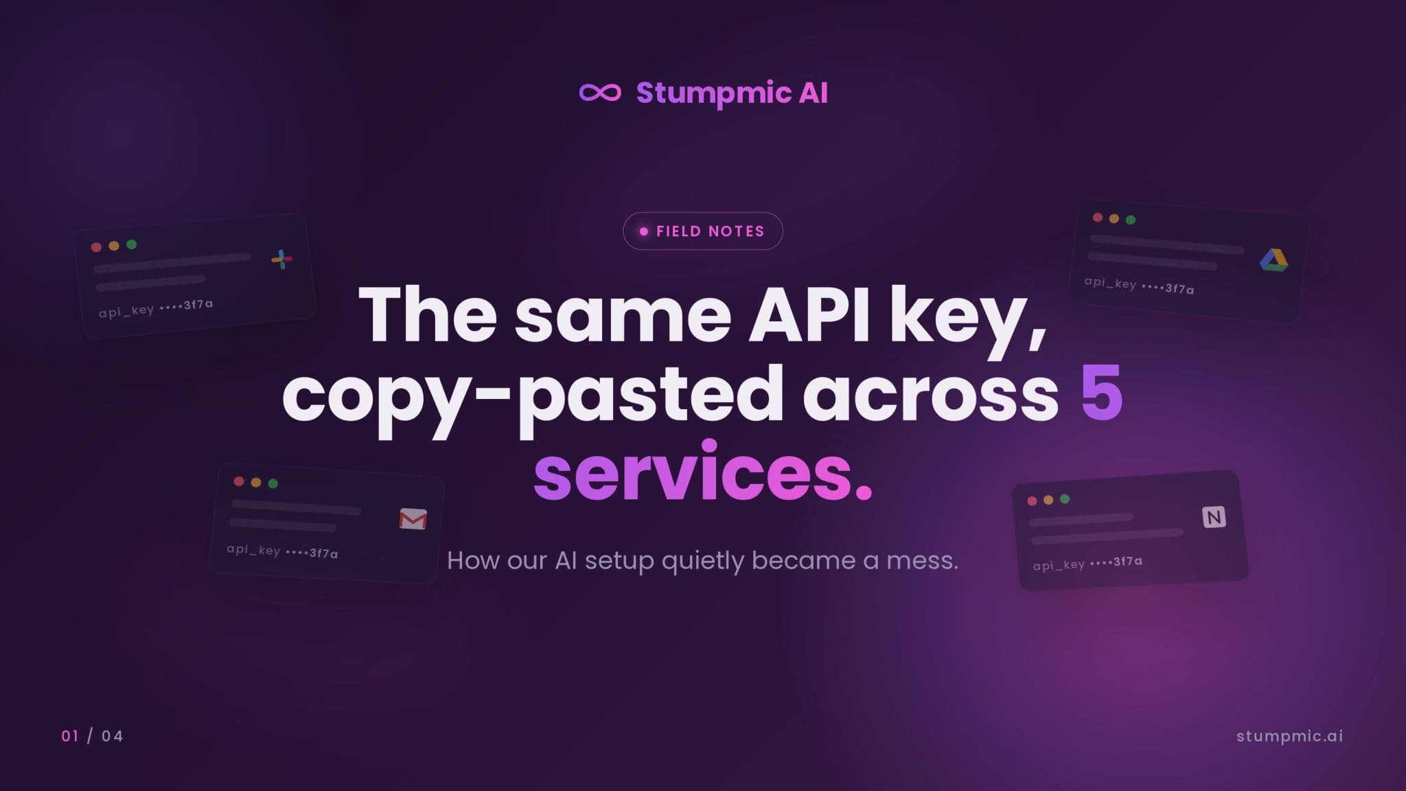 Stumpmic AI website
